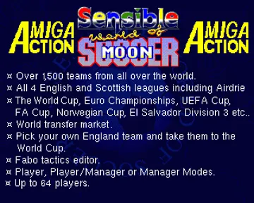 Sensible World of Moon Soccer screen shot title